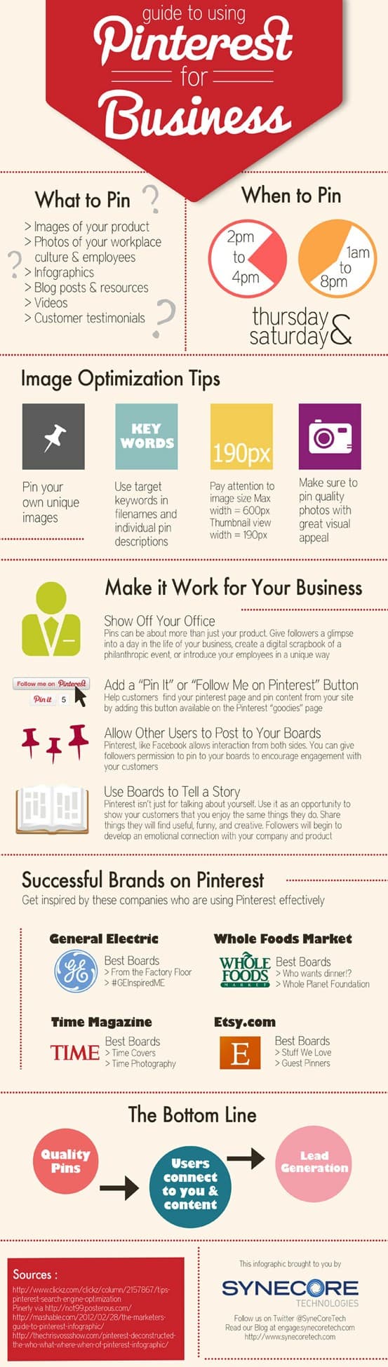 Pinterest INfographic by Synecore
